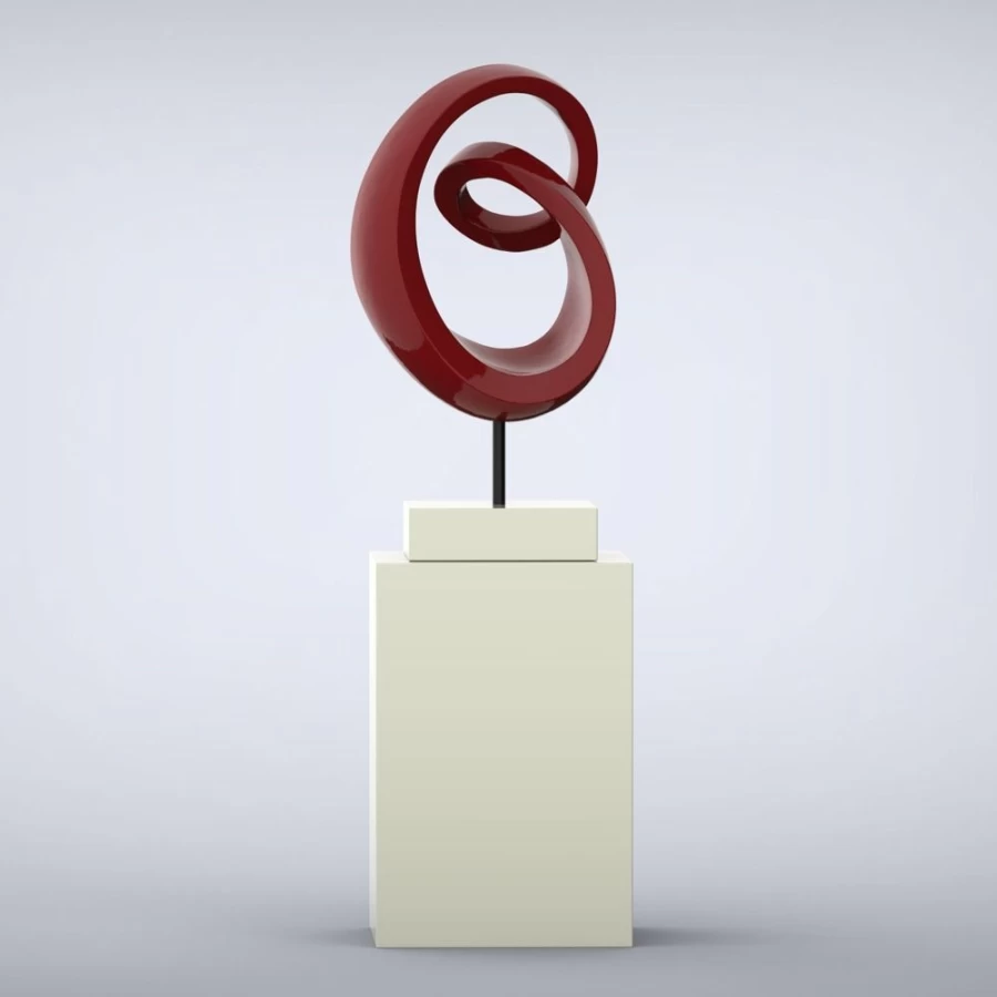 "STATUES & SCULPTURES Eternity Modern Art Sculpture - 16 Color Choices for Home & Office Decor"