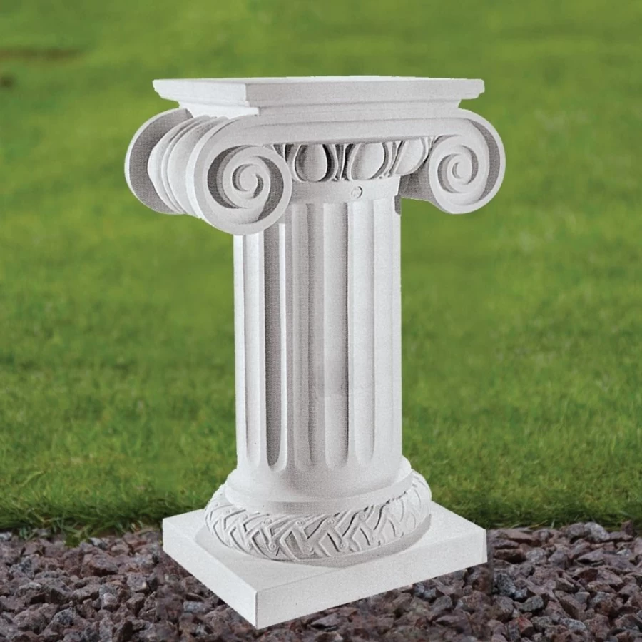 "STATUES & SCULPTURES Roman Style 75Cm Marble Resin Garden Pedestal Stand"