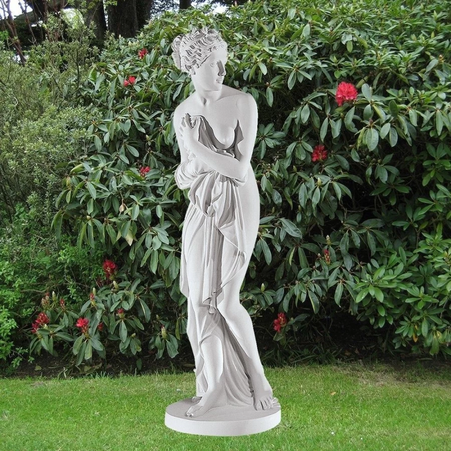 "Canova Venus 80cm White Marble Resin Garden Statue – Classical Roman Sculpture for Outdoor Decor"