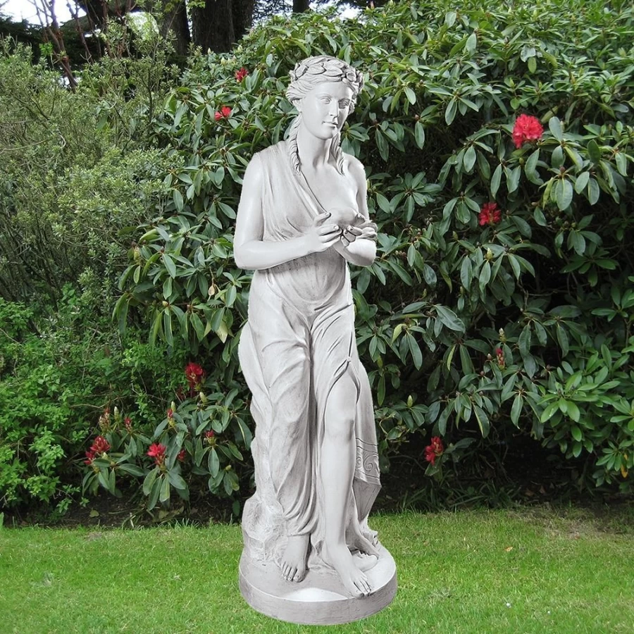 "STATUES & SCULPTURES Roman Lady 170cm Tall Marble Resin Outdoor Garden Statue for Decoration"