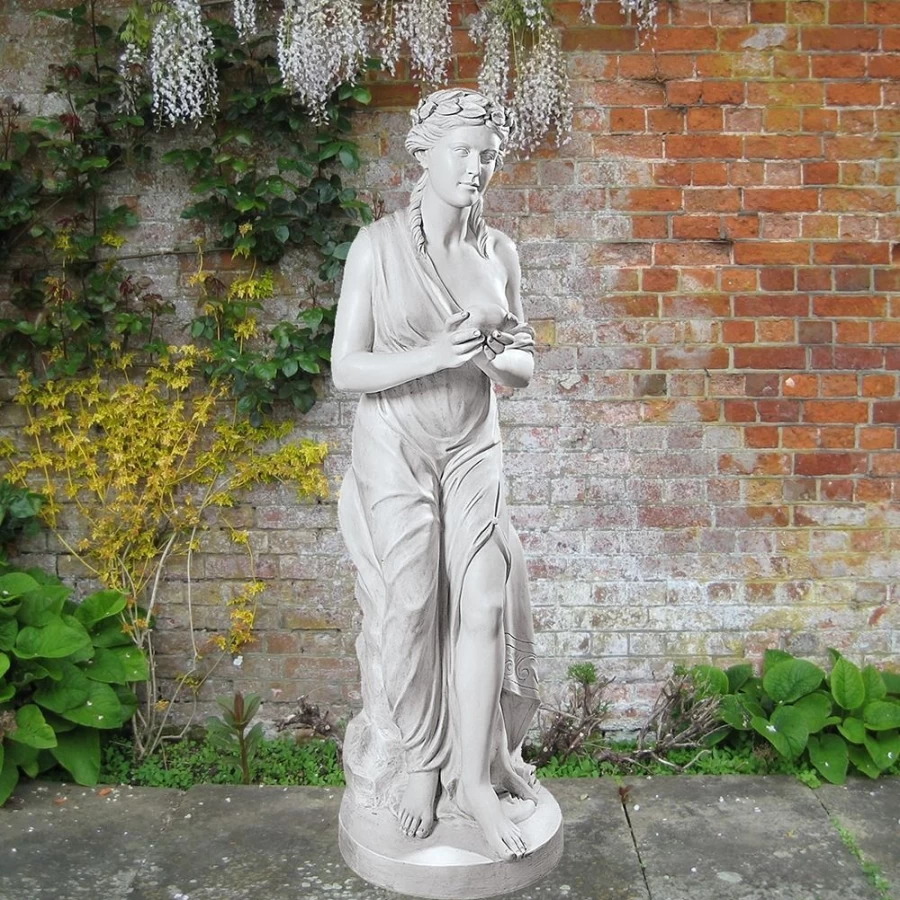 "STATUES & SCULPTURES Roman Lady 170cm Tall Marble Resin Outdoor Garden Statue for Decoration"