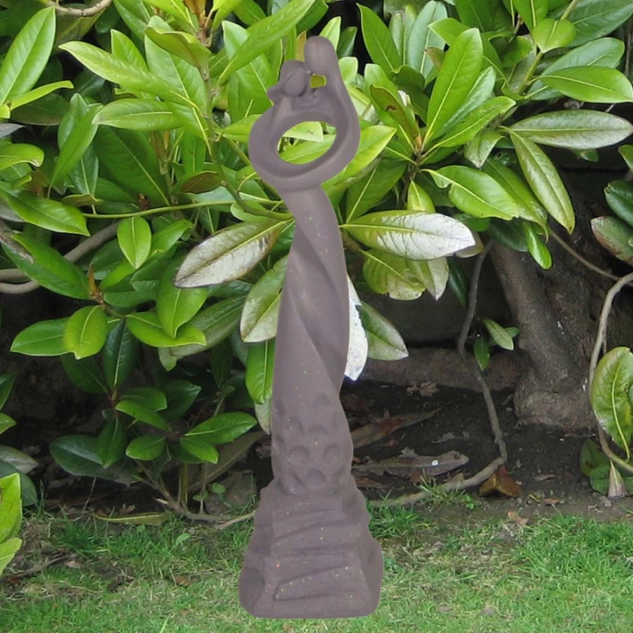 "STATUES & SCULPTURES Modern 62cm Polyresin Garden Statue - Loving Twist Outdoor Decor"
