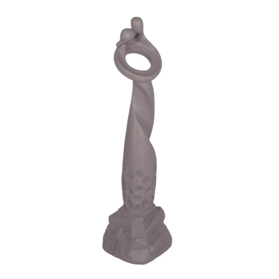 "STATUES & SCULPTURES Modern 62cm Polyresin Garden Statue - Loving Twist Outdoor Decor"