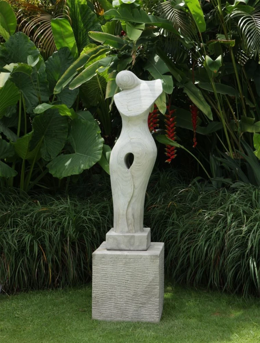 "STATUES & SCULPTURES Modern Stone Garden Statue – Timeless Outdoor Art Decor"