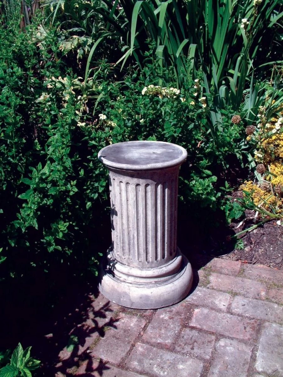 "STATUES & SCULPTURES Doric Column Pedestal 49Cm Garden Stone Plinth"
