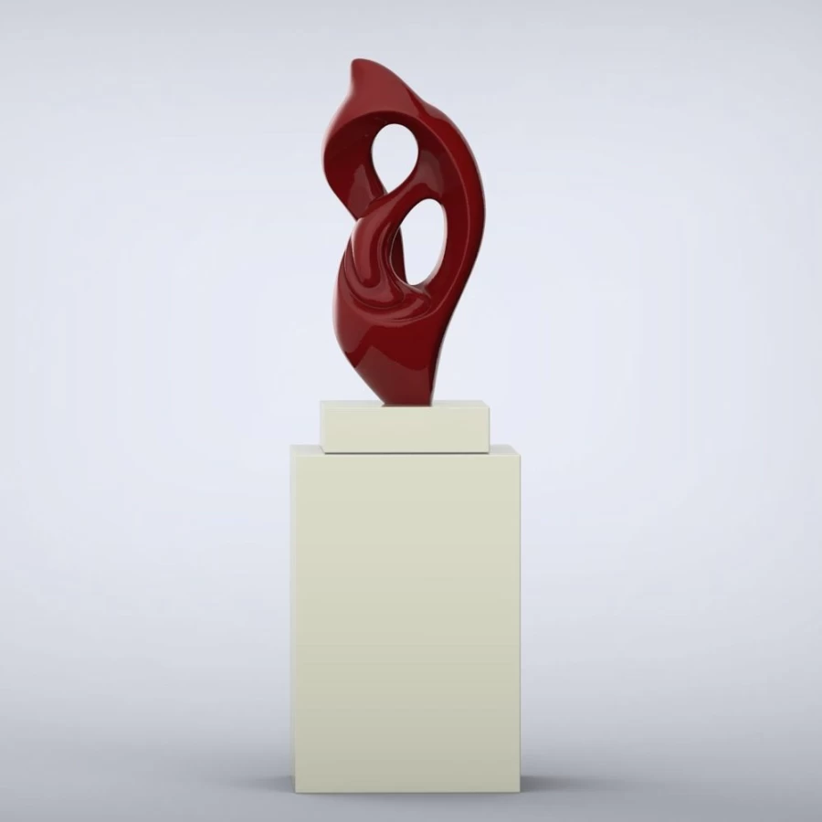 "STATUES & SCULPTURES Evolution Modern Abstract Statue - 16 Color Choices, Contemporary Art Decor"