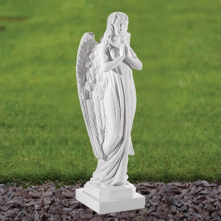 "STATUES & SCULPTURES Angel 62cm Marble Resin Outdoor Garden Statue for Decoration"