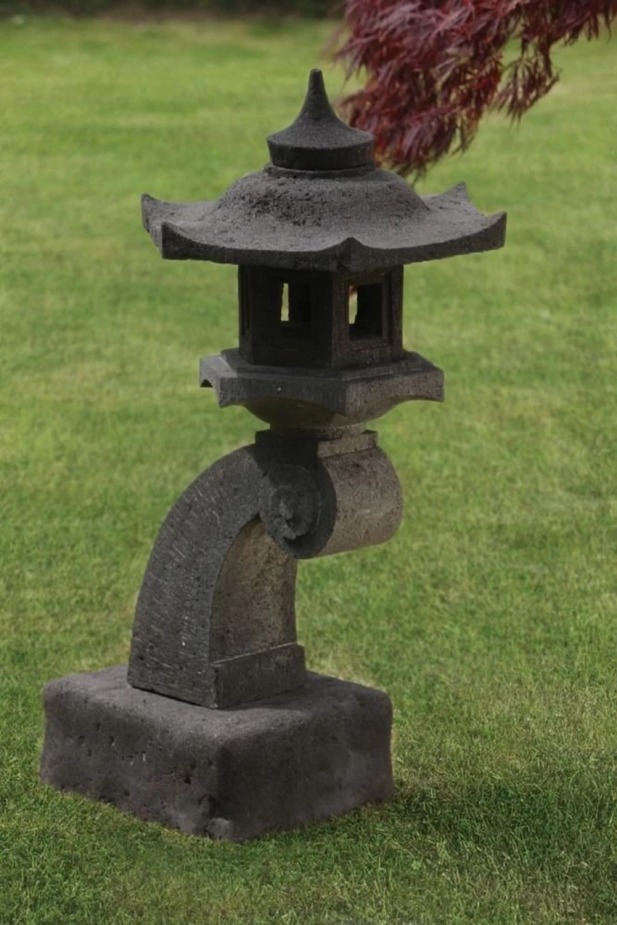 "Japanese Pagoda Stone Garden Statue - Cantilever Design by STATUES & SCULPTURES"