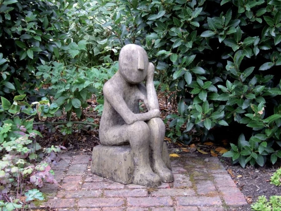 "Oliver Contemporary Stone Garden Statue – STATUES & SCULPTURES Collection"