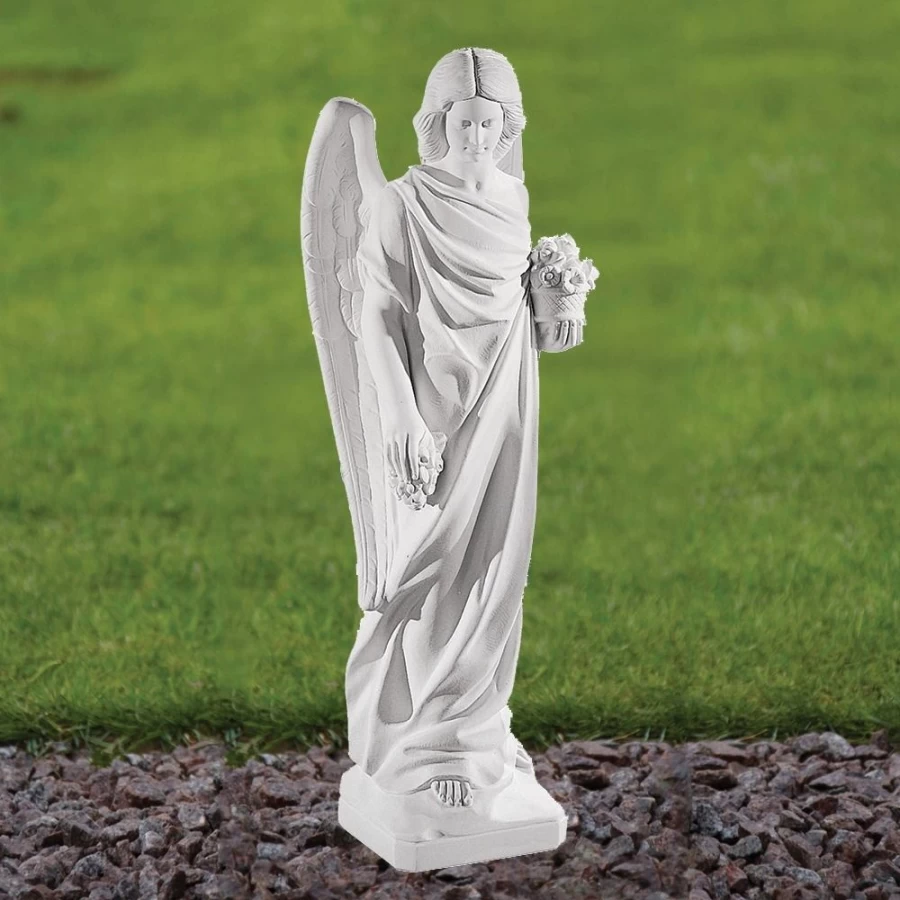 "STATUES & SCULPTURES Angel 69cm Marble Resin Outdoor Garden Statue for Decoration"