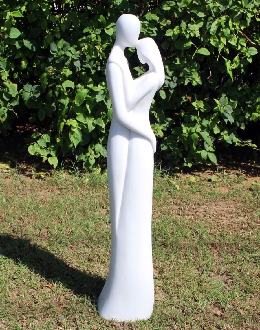"STATUES & SCULPTURES 118Cm Modern Marble Resin Garden Statue of Passion"