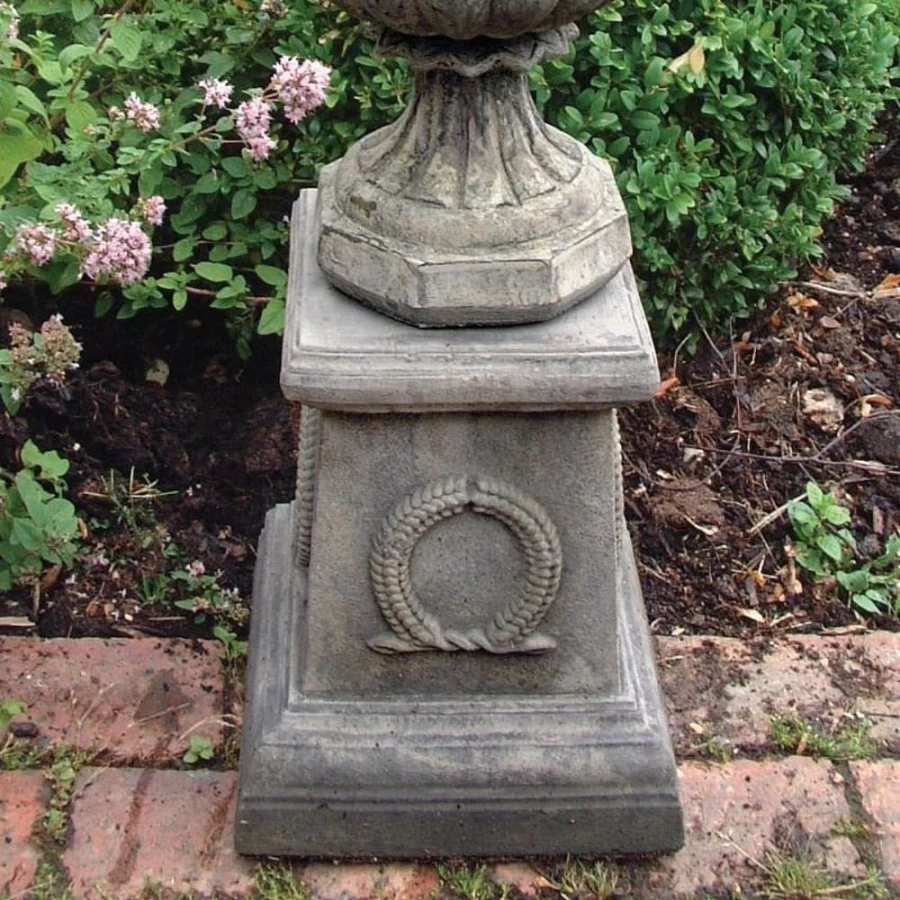 "STATUES & SCULPTURES Modena 52-Inch Stone Column Pedestal for Garden Decor"