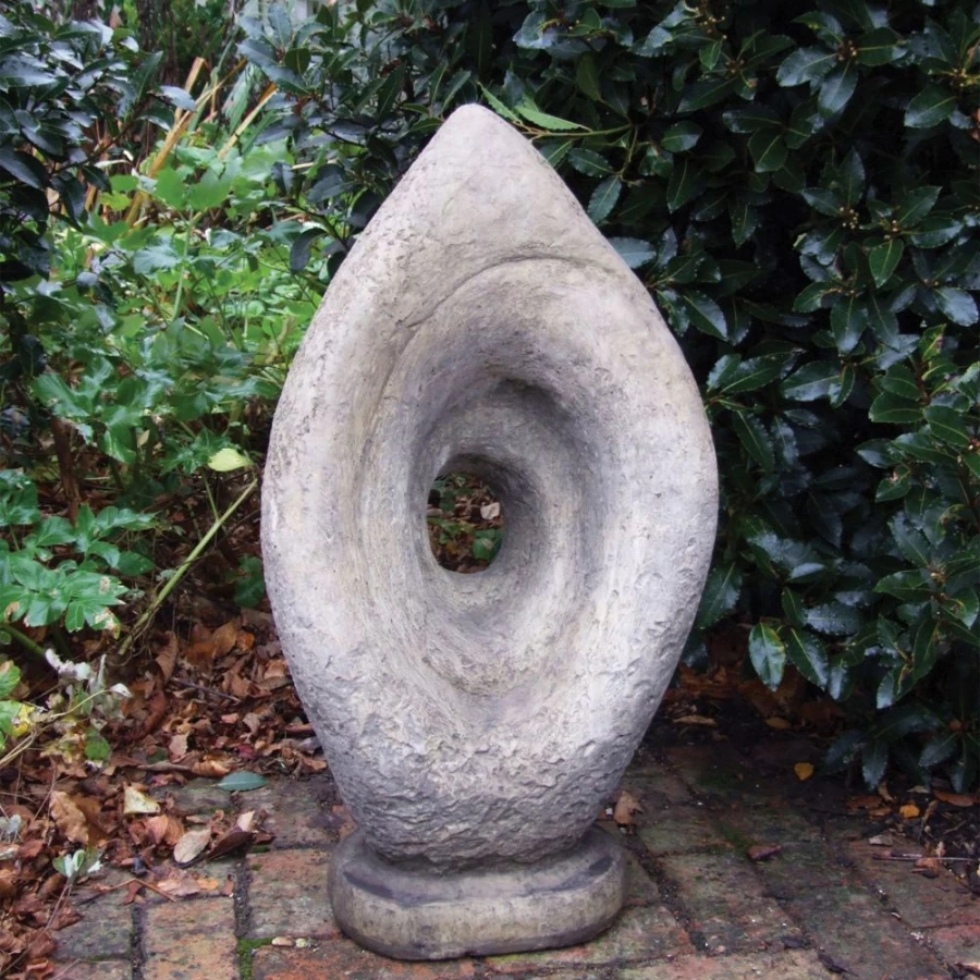 "STATUES & SCULPTURES Twister Modern Stone Outdoor Garden Art Sculpture"