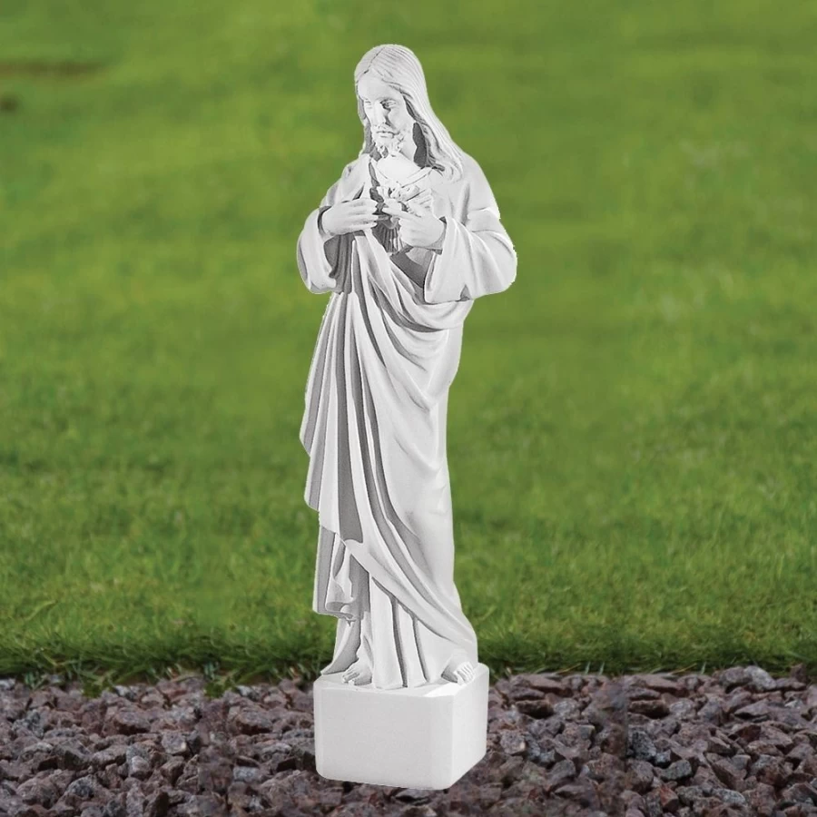"28cm Jesus Christ Garden Statue in Marble Resin – STATUES & SCULPTURES Collection"