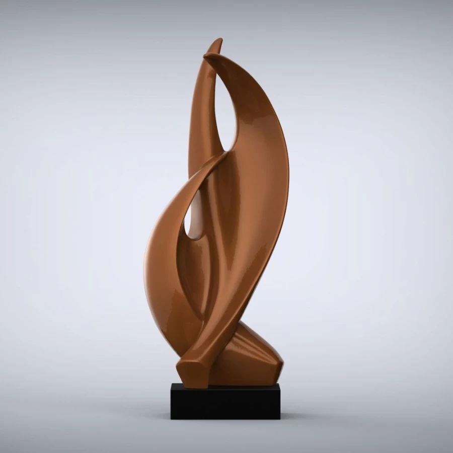 "STATUES & SCULPTURES Modern Perpetual Indoor Art Sculpture - 16 Color Choices for Home Decor"