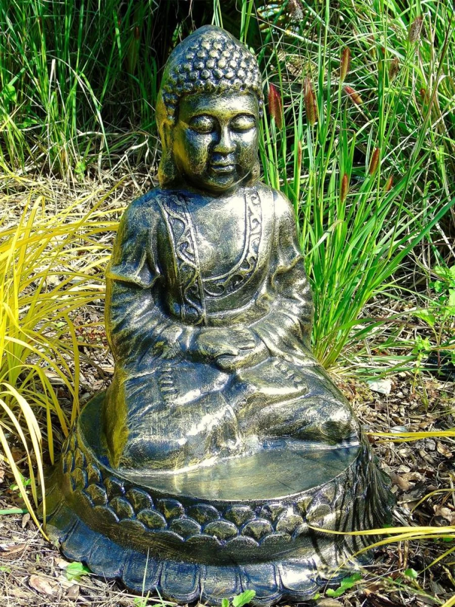 "Handmade Hindu Buddha Bronze Statue for Garden Decor – STATUES & SCULPTURES"