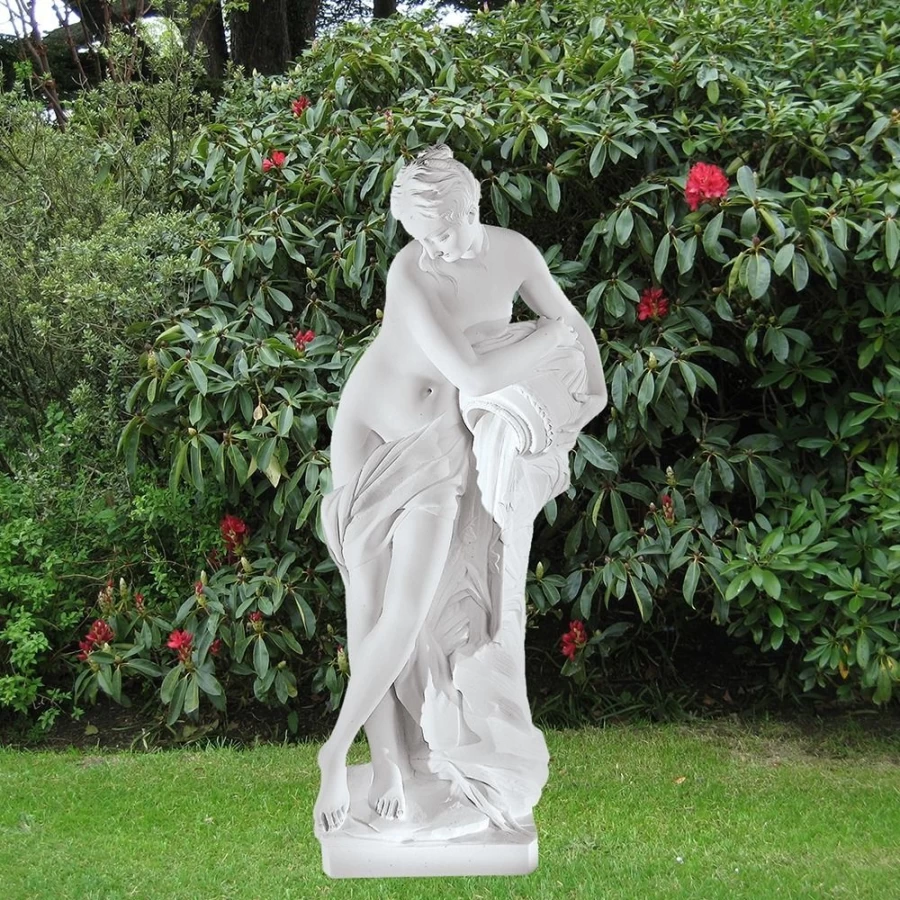 "STATUES & SCULPTURES Venus 78cm Handcrafted Marble Resin Garden Statue for Outdoor Decor"