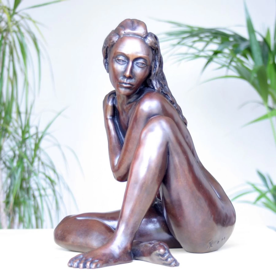 "Catherine II Bronze Statue | Empress Figurine | Indoor Decorative Sculpture | STATUES & SCULPTURES"