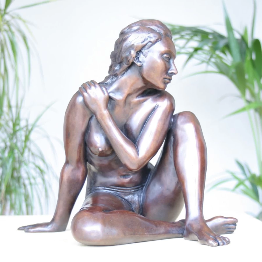 "Catherine II Bronze Statue | Empress Figurine | Indoor Decorative Sculpture | STATUES & SCULPTURES"