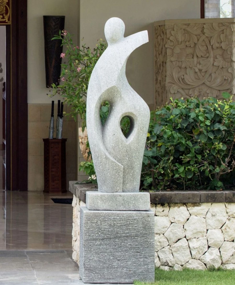 "STATUES & SCULPTURES Majestic Modern Stone Garden Statue – Handcrafted Outdoor Art Decor"