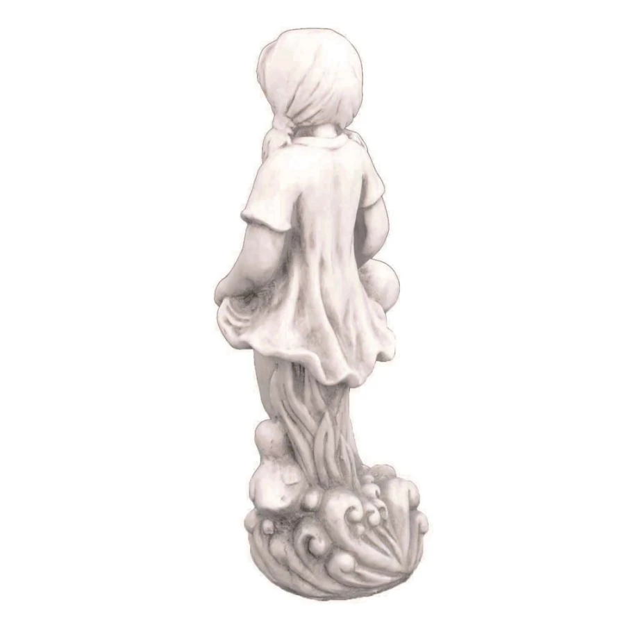 "STATUES & SCULPTURES Summer Girl 71cm Stone Resin Outdoor Garden Statue for Decor"