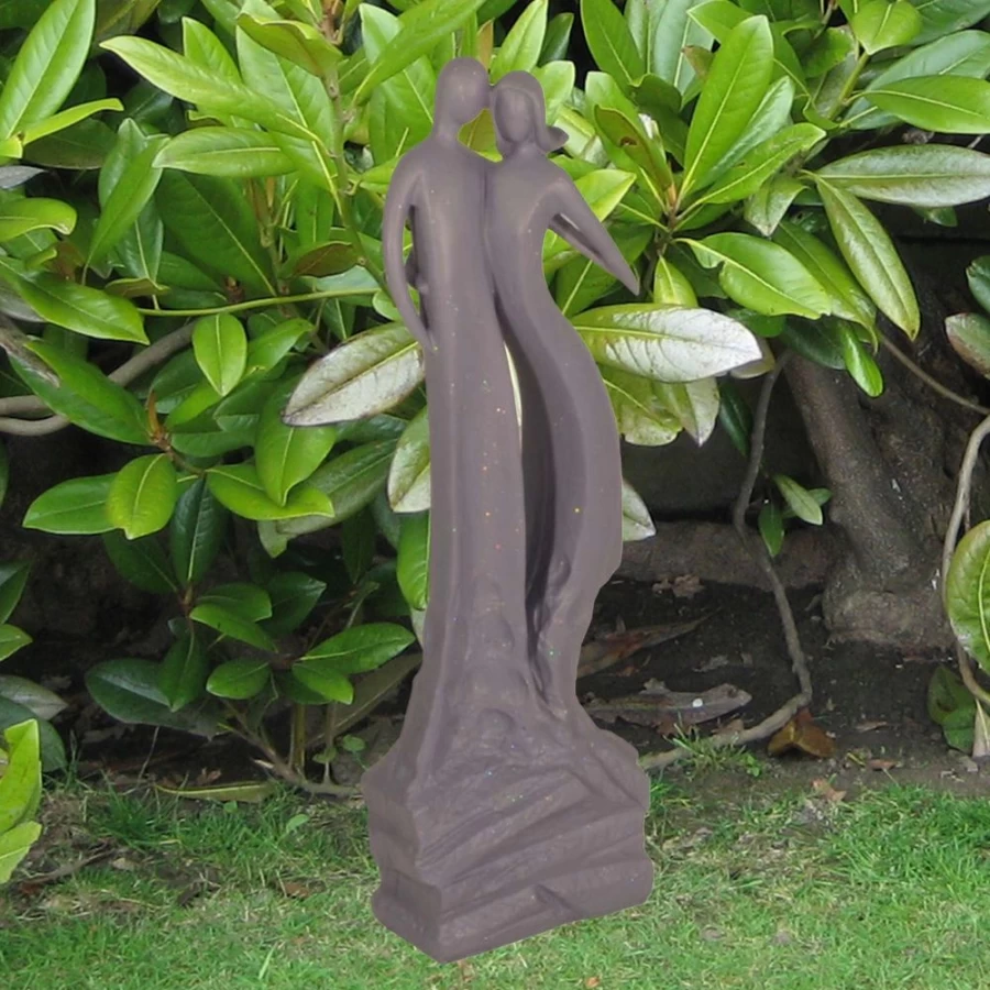 "First Love 61Cm Modern Polyresin Garden Statue by STATUES & SCULPTURES – Romantic Outdoor Decor"