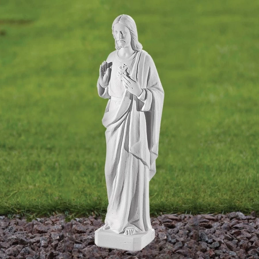 "40Cm Jesus Christ Marble Resin Outdoor Garden Statue by STATUES & SCULPTURES"