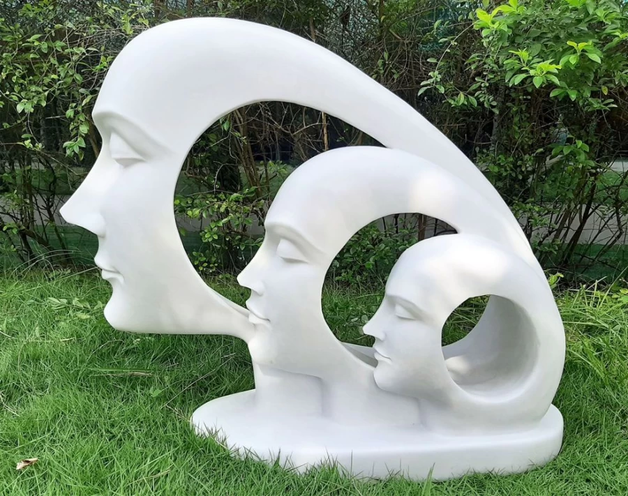 "STATUES & SCULPTURES 70Cm Marble Resin Escape Reality Garden Statue for Outdoor Decor"