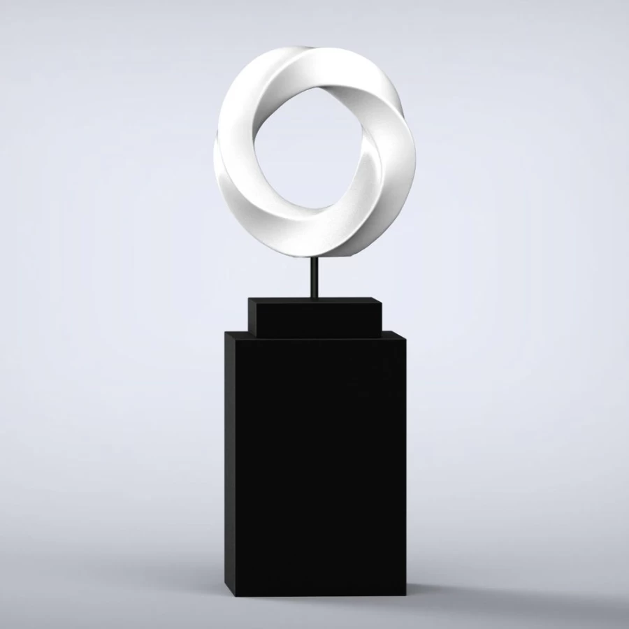 "STATUES & SCULPTURES Eternal Modern Sculpture - 16 Color Choices for Home & Office Decor"