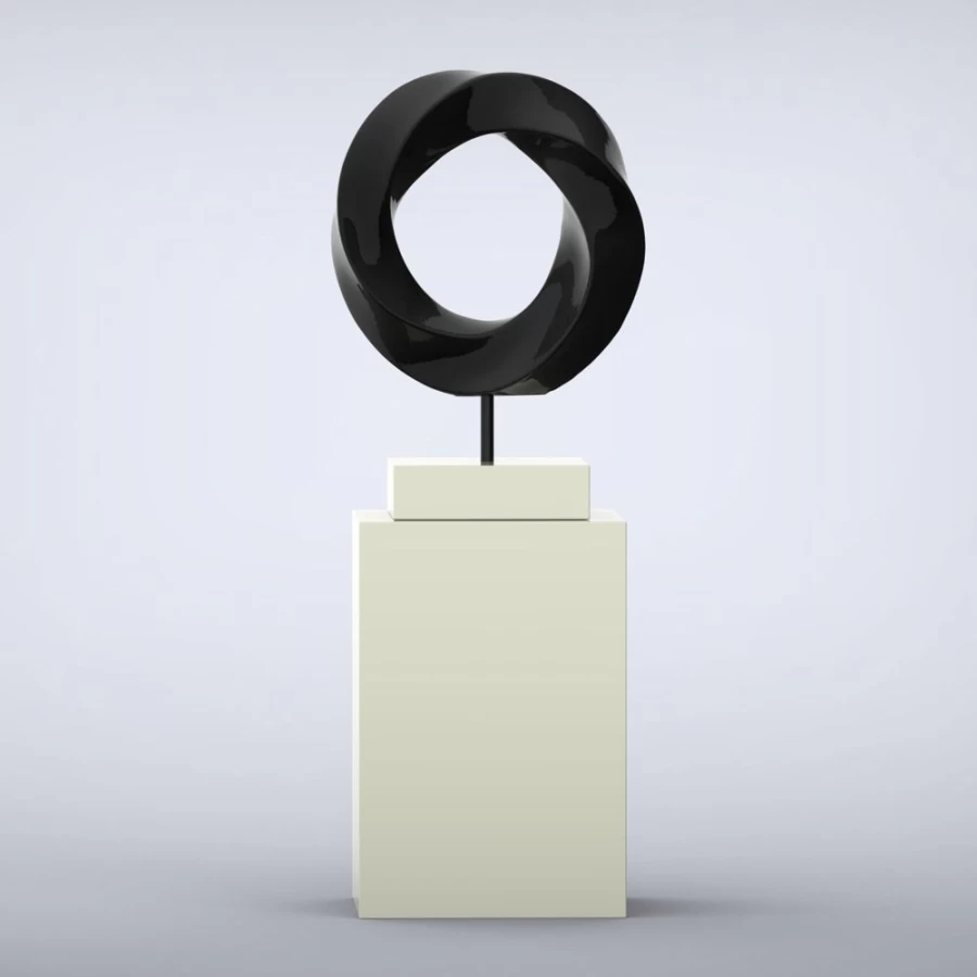 "STATUES & SCULPTURES Eternal Modern Sculpture - 16 Color Choices for Home & Office Decor"