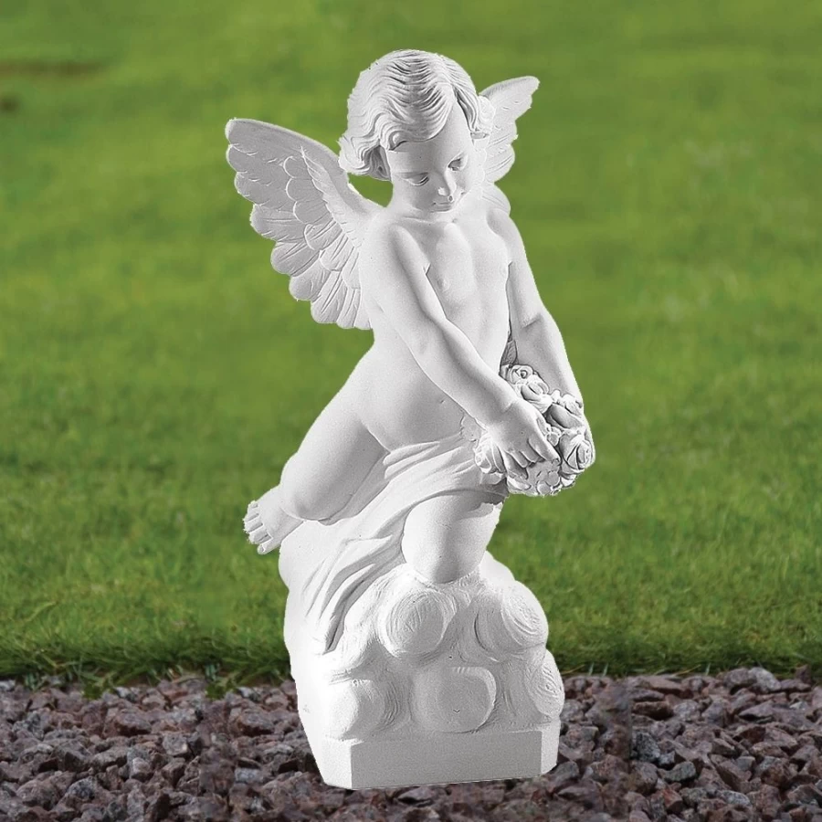 "STATUES & SCULPTURES Angel 56Cm Marble Resin Outdoor Garden Statue for Decoration"