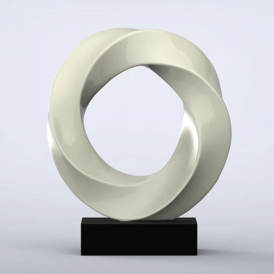 "STATUES & SCULPTURES Halo Modern Indoor Art Piece - 16 Color Variations"