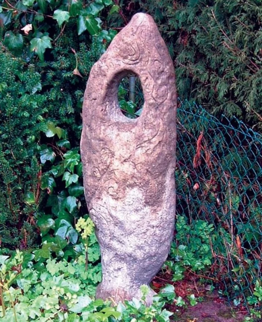 "Modern Celtic Stone Garden Sculpture – Handcrafted Outdoor Statue by STATUES & SCULPTURES"