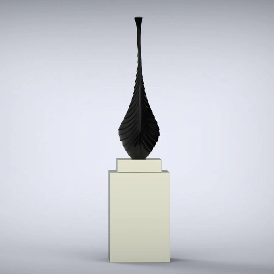 "STATUES & SCULPTURES Nucleus Modern Abstract Sculpture - 16 Color Choices for Home & Office Decor"