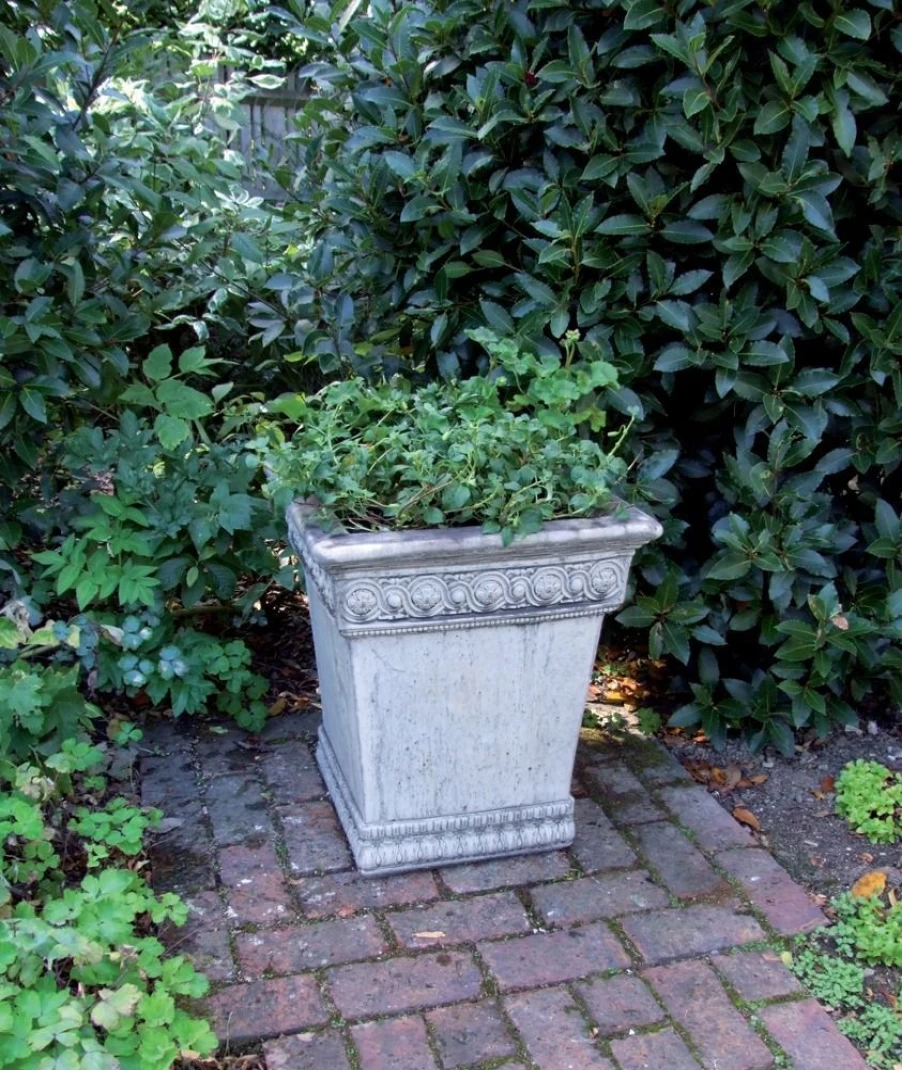"Empire Urn Stone Garden Planter - Classic Outdoor Decor by STATUES & SCULPTURES"